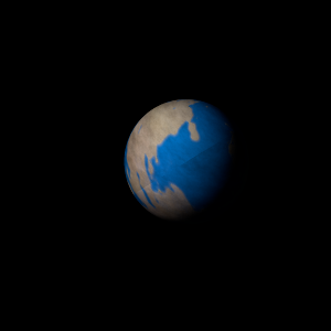 The artist's impression of TIC 291741499 b artist's rendition