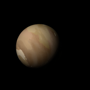 The artist's impression of TIC 51629874 b artist's rendition