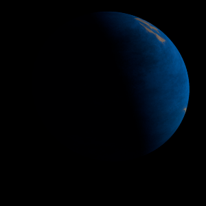 The artist's impression of TOI-1346 c artist's rendition
