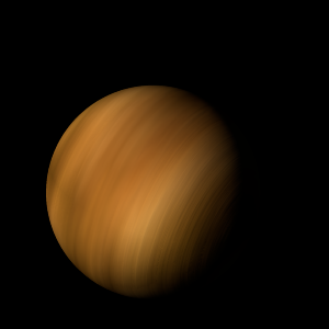 The artist's impression of TOI-1439 b artist's rendition