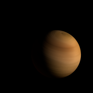 The artist's impression of TOI-1533 b artist's rendition