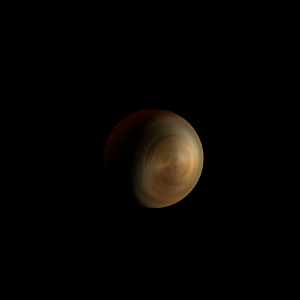The artist's impression of TOI-1759 Ab artist's rendition