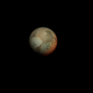 The artist's impression of TOI-2266 b artist's rendition