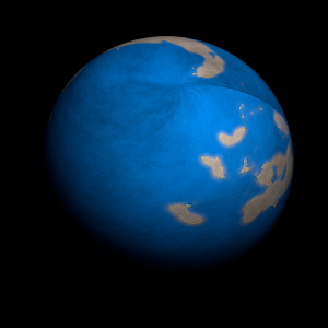 The artist's impression of TOI-2274 b artist's rendition