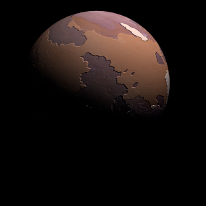 The artist's impression of TOI-2290 b artist's rendition