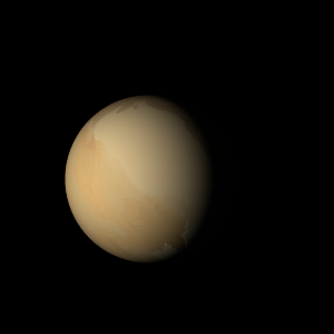 The artist's impression of TOI-2458 c artist's rendition
