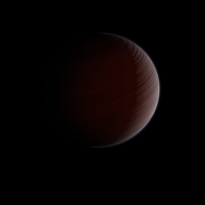 The artist's impression of TOI-3664 artist's rendition