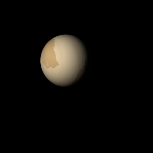 The artist's impression of TOI-396A b artist's rendition