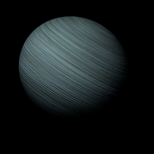 The artist's impression of TOI-3980 b artist's rendition