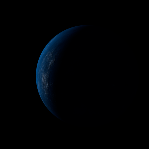 The artist's impression of TOI-4298 b artist's rendition