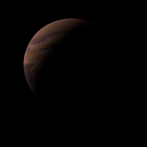 The artist's impression of TOI-4361 b artist's rendition