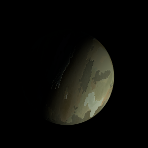 The artist's impression of TOI-444 Ab artist's rendition