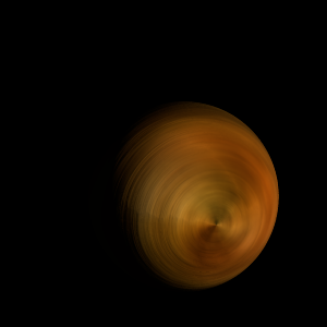 The artist's impression of TOI-4495 c artist's rendition