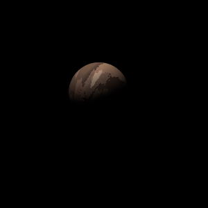The artist's impression of TOI-4551 b artist's rendition