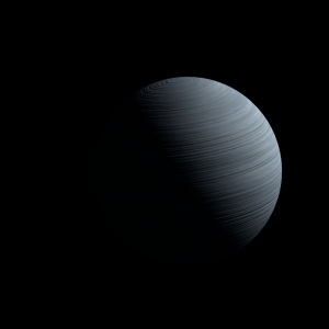 The artist's impression of TOI-4961 b artist's rendition