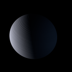 The artist's impression of TOI-5007 b artist's rendition