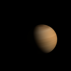 The artist's impression of TOI-5081 b artist's rendition