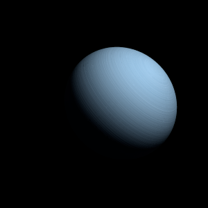 The artist's impression of TOI-5110 b artist's rendition