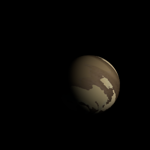 The artist's impression of TOI-5789 Ad artist's rendition