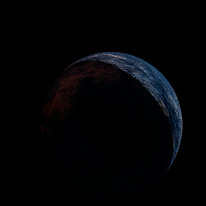 The artist's impression of TOI-5817 b artist's rendition