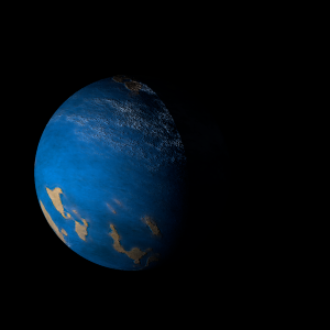 The artist's impression of TOI-6019 b artist's rendition