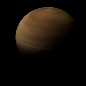 The artist's impression of TOI-699.02 artist's rendition