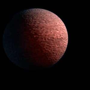 The artist's impression of TOI-7265 Bb artist's rendition
