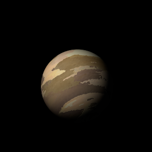 The artist's impression of TOI-7701 b artist's rendition
