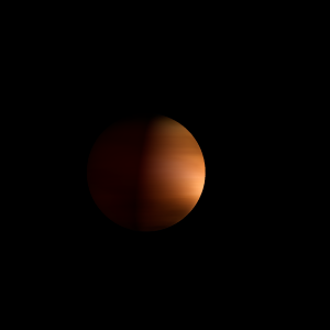 The artist's impression of TYC 198-493-1 b artist's rendition