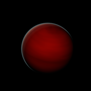 The artist's impression of UCAC4 328-061594 b artist's rendition