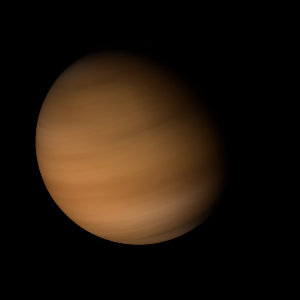 The artist's impression of UPM J1040-3551 Bb artist's rendition