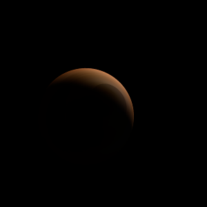 The artist's impression of USco 1602-2401 b artist's rendition