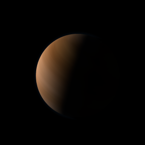 The artist's impression of USco J1554-2135 artist's rendition