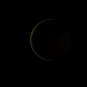 The artist's impression of UScoCTIO 66 b artist's rendition