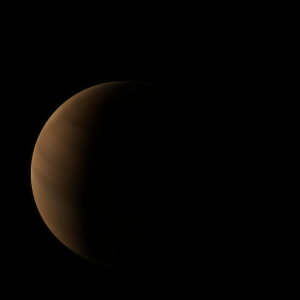 The artist's impression of VHS J1543-0439 artist's rendition