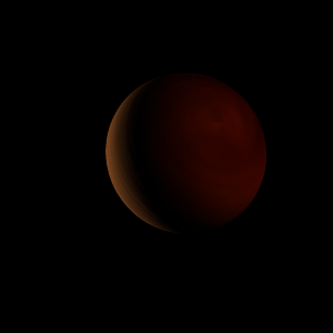 The artist's impression of WASP-139 Ab artist's rendition