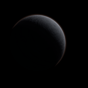 The artist's impression of WASP-19 Ab artist's rendition