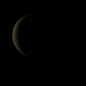 The artist's impression of WD 1647+375 b artist's rendition