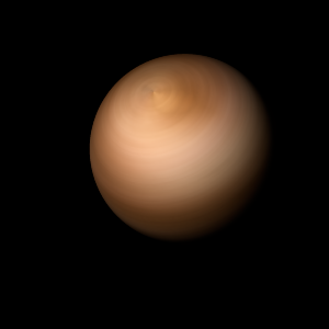The artist's impression of WD J1820 b artist's rendition