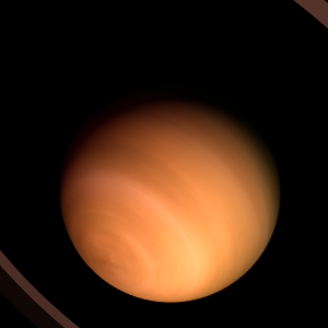 The artist's impression of WISE J0335+4310 artist's rendition
