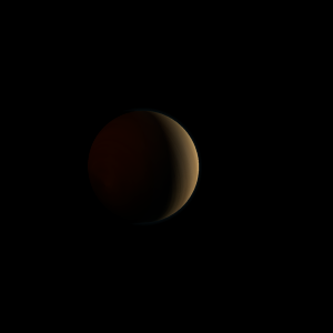 The artist's impression of WISE J0350-5658 artist's rendition