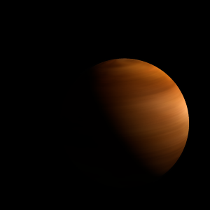 The artist's impression of WISE J1614+1739 artist's rendition