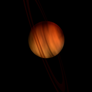 The artist's impression of WISE J1925+0700 artist's rendition