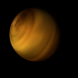 The artist's impression of WISE J2019-1148 artist's rendition