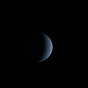 The artist's impression of WISE J2209+2711 artist's rendition