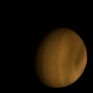 The artist's impression of WISEA J0919-5748 b artist's rendition