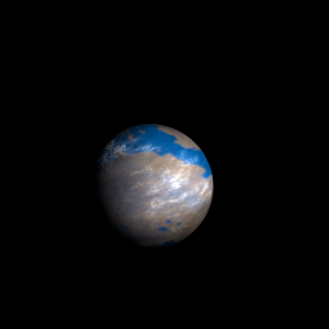 The artist's impression of YBP 1514 b artist's rendition