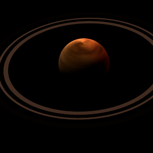 The artist's impression of ZTF J0220+21 b artist's rendition