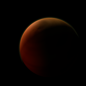 The artist's impression of ZTF J1230-2655 b artist's rendition