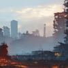 destroyed city 01, ruins and gundams, generative, procedural, deep learning, ai